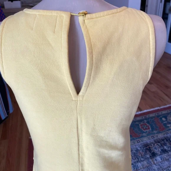 Juicy Couture Yellow Sleeveless Polka Dot Dress - Size S - Picture 7 of 10